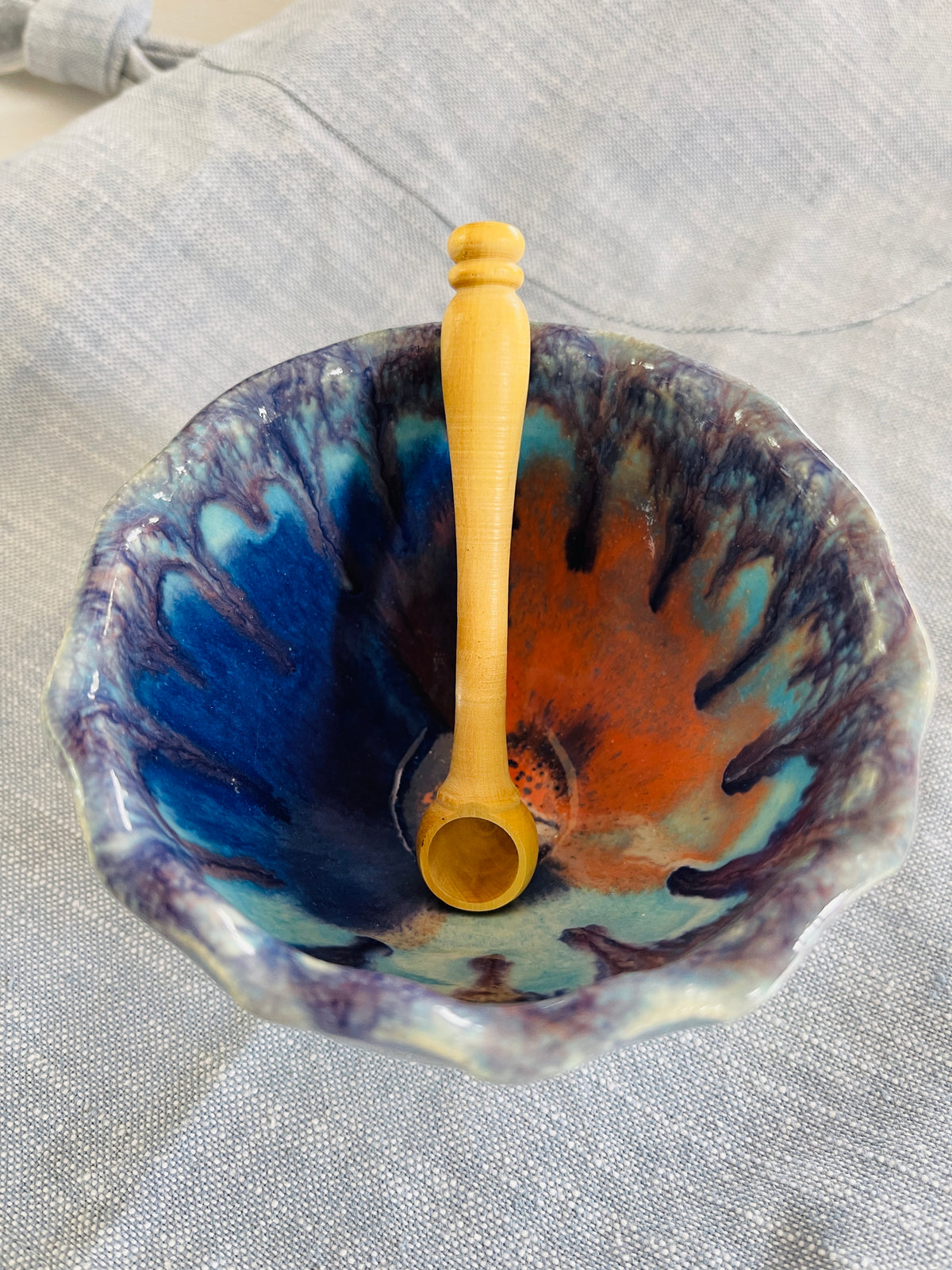 Boxwood Salt Spoon