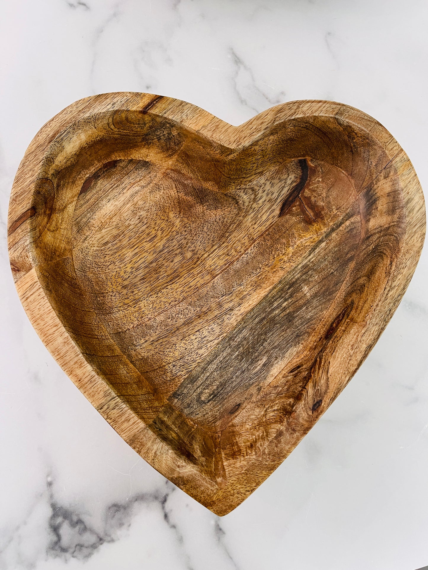 Wooden Heart Bowl-Large