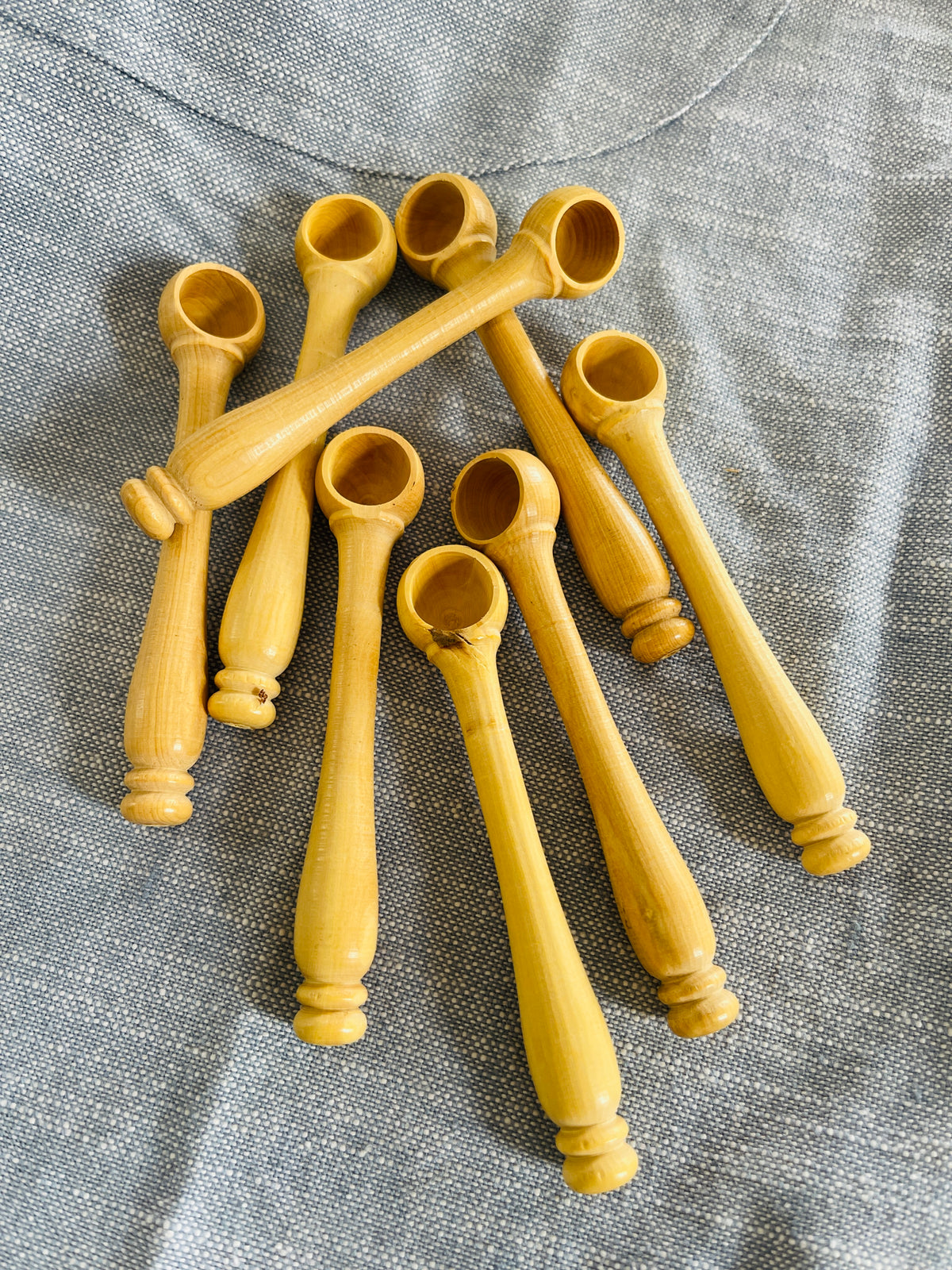 Boxwood Salt Spoon