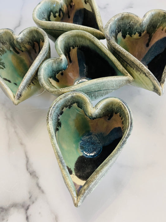Stoneware- Heart Bowl