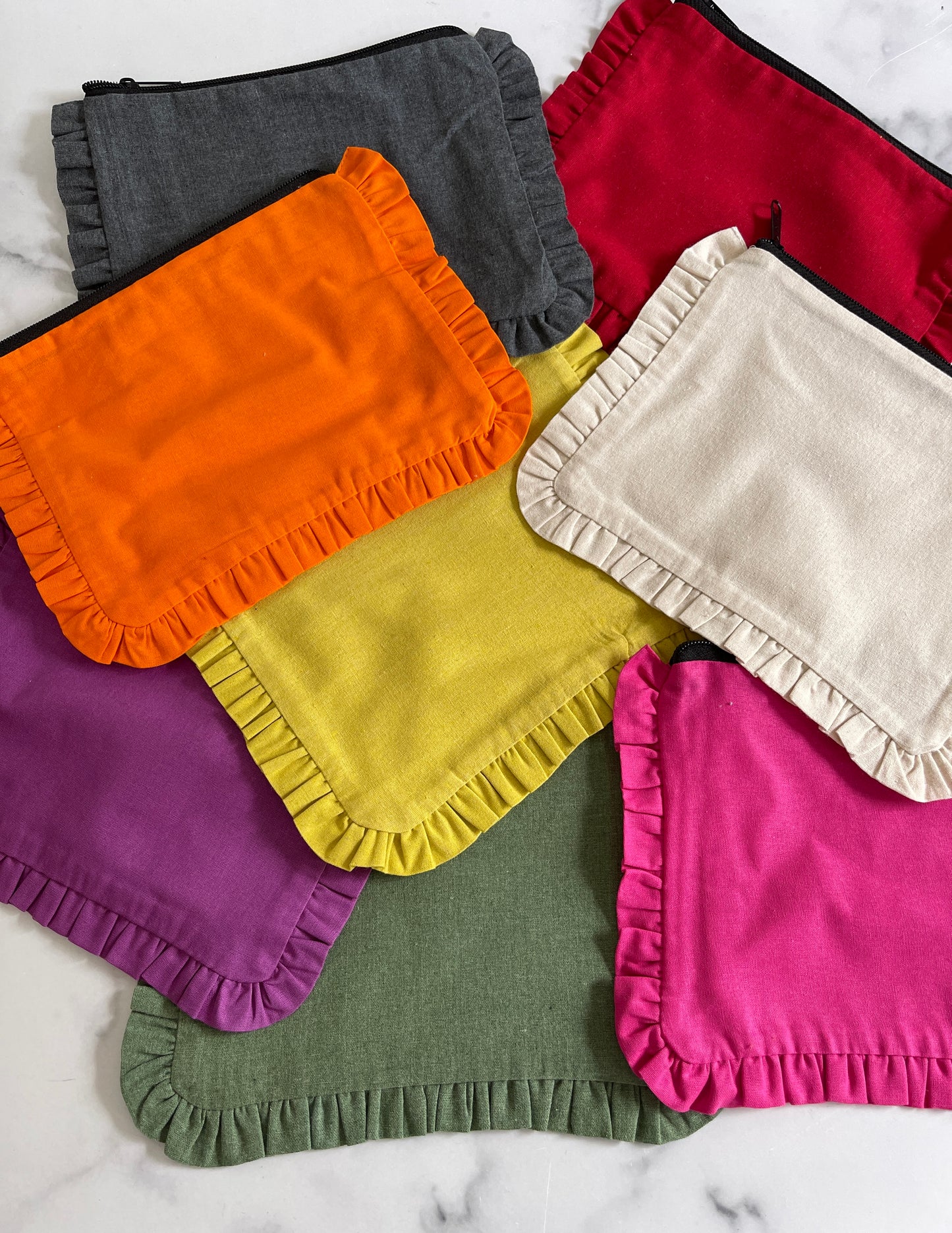 Ruffle Pouch