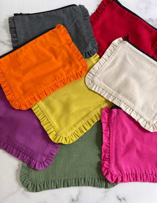 Ruffle Pouch
