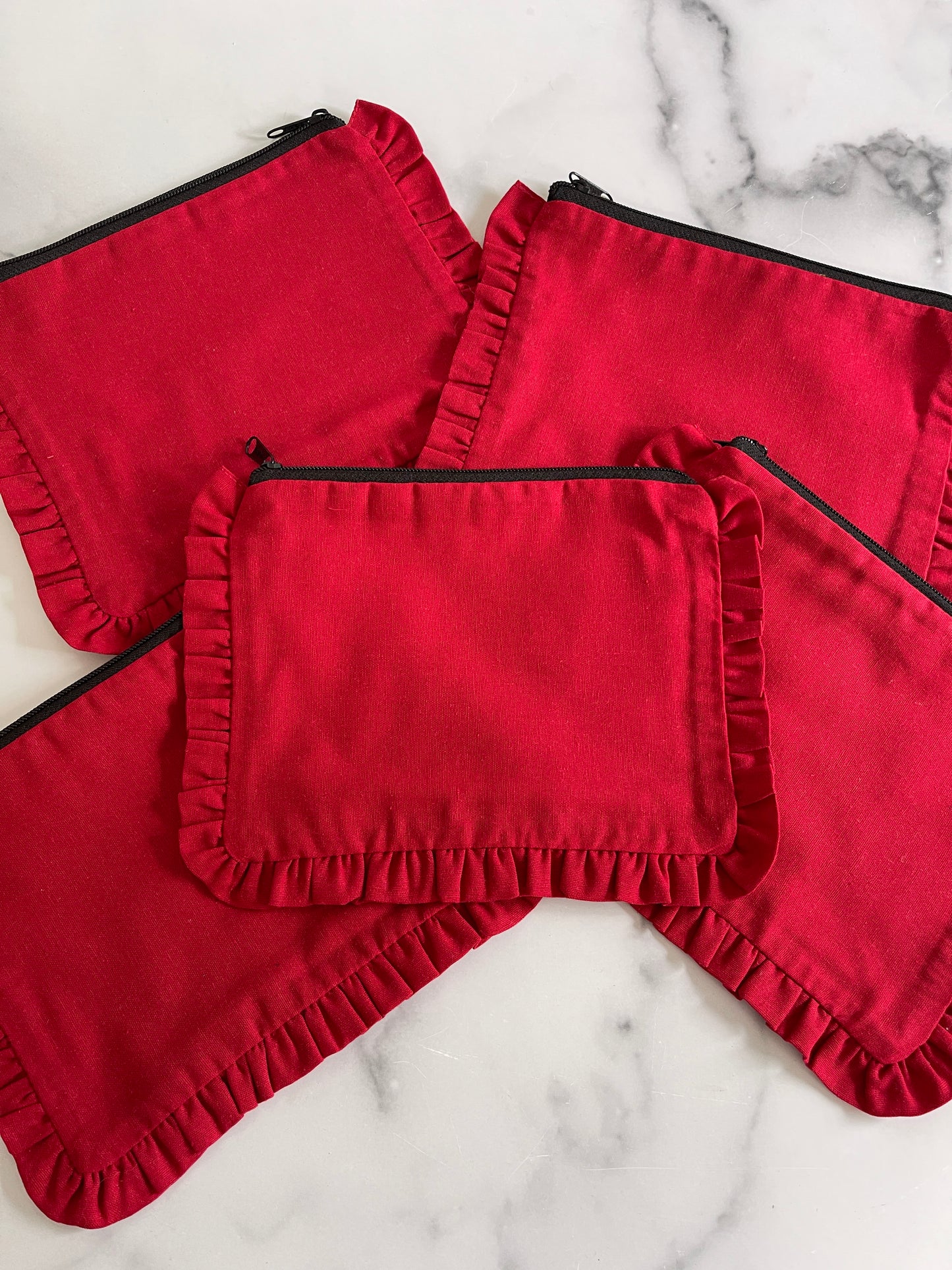 Ruffle Pouch