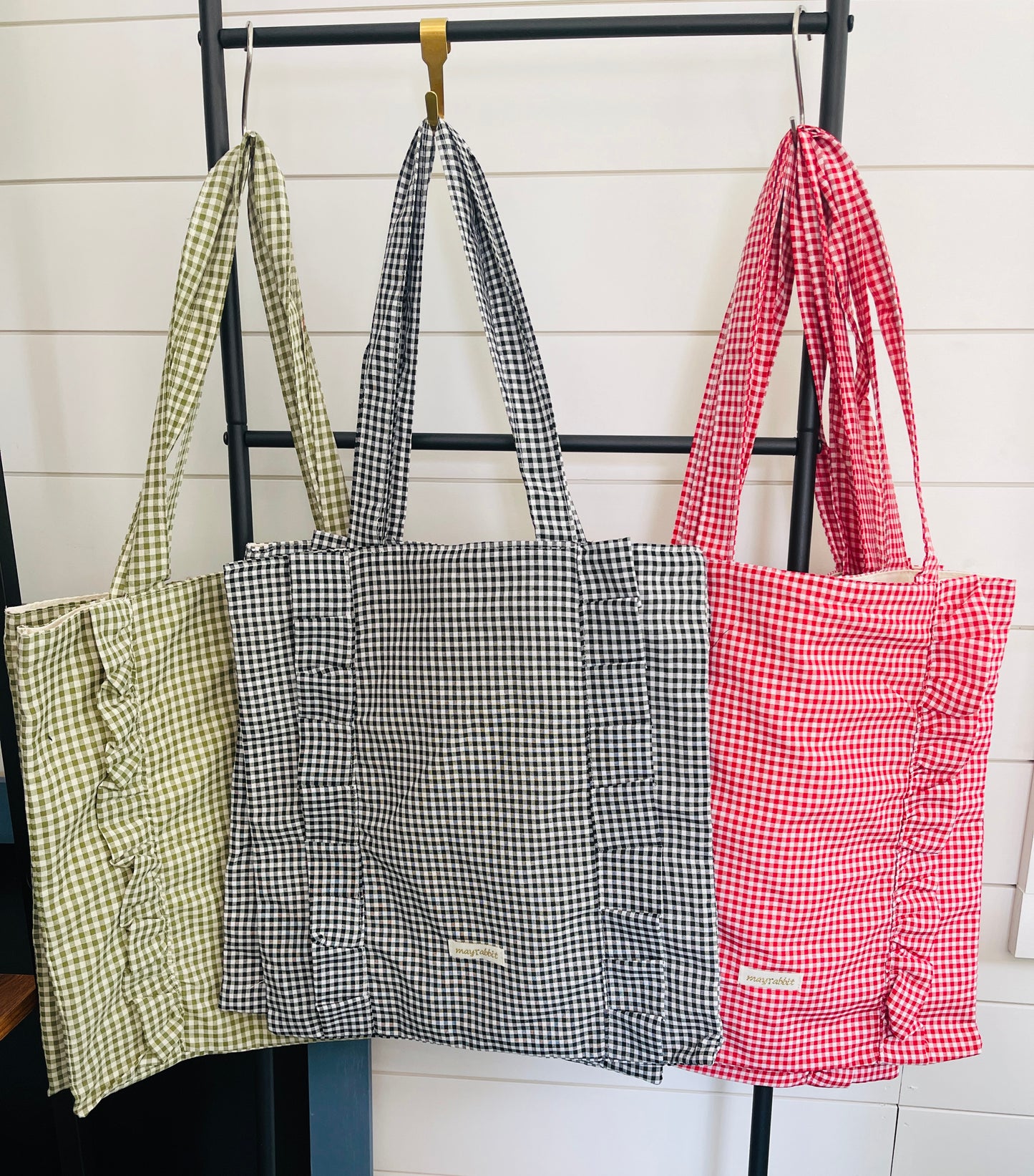 Gingham Tote Bag