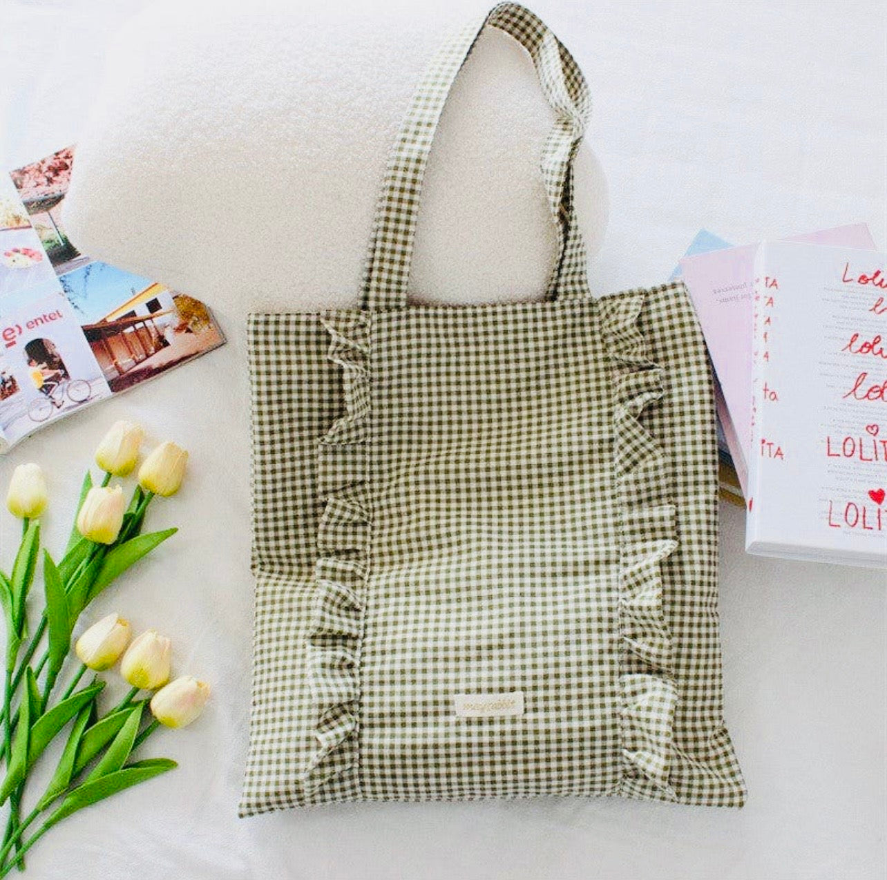 Gingham Tote Bag