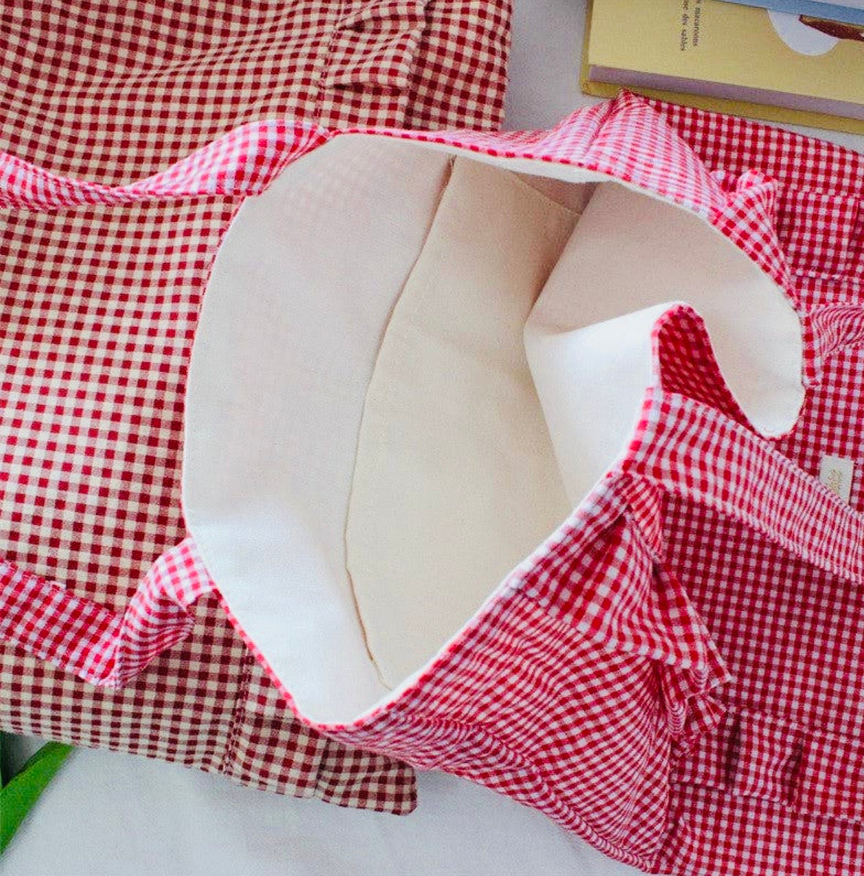 Gingham Tote Bag
