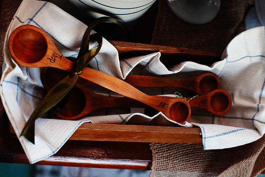 Hand-Carved Measuring Spoon